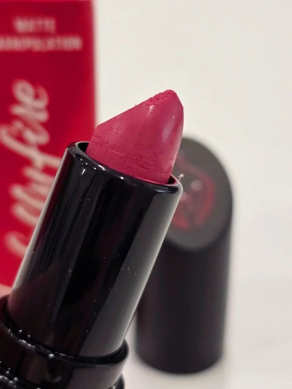Folly Fire ✦ Sunset Blvd Creamy Matte Lipstick ✦ Vibrant Pink Full-Coverage NWT